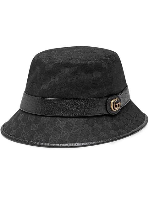 black gucci hat faded|authentic Gucci bucket hat.